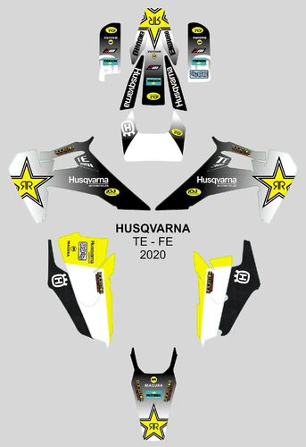 Kit Adhesivos enduro HUSQVARNA 2020 Extrem Rock