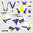 Kit Adhesivos Husaberg FE390,450,570,FX450,FS570 2009-12 Blanca 99%