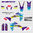 Kit Adhesivos Sherco SE-R SE-F250-300 2012-16 Azul Cyan